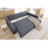 Emma - Sofa mit Schlaffunktion und Bettkasten in Cord-Stoff schöner Sitzkomfort