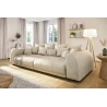 Levana - Big Sofa 5 Sitzer boxspringfederung lounge Sofa in Cord-Stoff