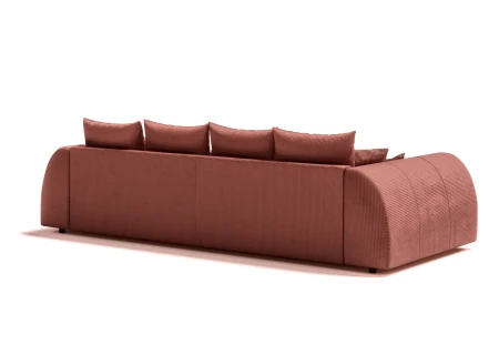 Levana - Big Sofa 5 Sitzer boxspringfederung lounge Sofa in Cord-Stoff