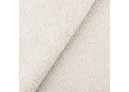 Gabriella - Polsterbett Boucle Stoff Füße aus Massivholz