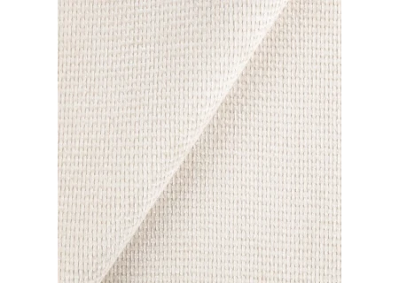 Trygve - Wohnlandschaft mit Schlaffunktion und Hocker mit Braun Holzfüßen im skandinavischen Stil aus Chenille-Stoff