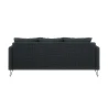 Harmony - Modernes Sofa 3-Sitzer aus Chenille-Stoff mit Hohen Schwarzen Metallfüßen