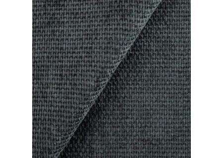 Harmony - Modernes Sofa 3-Sitzer aus Chenille-Stoff mit Hohen Schwarzen Metallfüßen