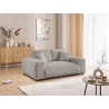 Mollis - Sofa 2 Sitzer aus Plüschcord mit schöner Sitzkomfort