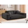 Mollis - Sofa 3 Sitzer aus Plüschcord mit schöner Sitzkomfort