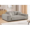 Mollis - Sofa 3 Sitzer aus Plüschcord mit schöner Sitzkomfort