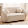 Roundi - Bouclé 2-Sitzer Sofa Luxus & Moderne Kollektion Geschwungenes Loveseat-Design