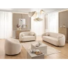 Roundi - Bouclé 2-Sitzer Sofa Luxus & Moderne Kollektion Geschwungenes Loveseat-Design