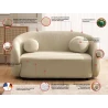 Roundi - Bouclé 2-Sitzer Sofa Luxus & Moderne Kollektion Geschwungenes Loveseat-Design