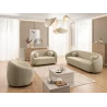 Roundi - Bouclé 2-Sitzer Sofa Luxus & Moderne Kollektion Geschwungenes Loveseat-Design
