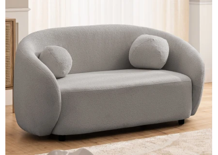 Roundi - Bouclé 2-Sitzer Sofa Luxus & Moderne Kollektion Geschwungenes Loveseat-Design