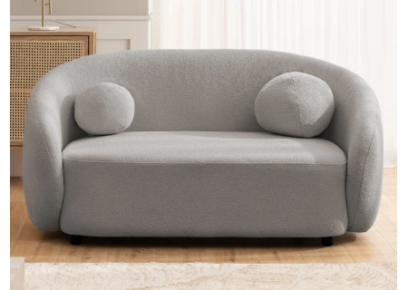 Roundi - Bouclé 2-Sitzer Sofa Luxus & Moderne Kollektion Geschwungenes Loveseat-Design