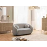 Roundi - Bouclé 2-Sitzer Sofa Luxus & Moderne Kollektion Geschwungenes Loveseat-Design