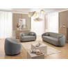 Roundi - Bouclé 2-Sitzer Sofa Luxus & Moderne Kollektion Geschwungenes Loveseat-Design
