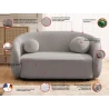 Roundi - Bouclé 2-Sitzer Sofa Luxus & Moderne Kollektion Geschwungenes Loveseat-Design