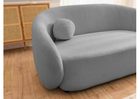 Roundi - Bouclé 2-Sitzer Sofa Luxus & Moderne Kollektion Geschwungenes Loveseat-Design