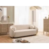Roundi - Bouclé 3-Sitzer Sofa Luxus & Moderne Kollektion Geschwungenes Loveseat-Design