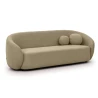 Roundi - Bouclé 3-Sitzer Sofa Luxus & Moderne Kollektion Geschwungenes Loveseat-Design