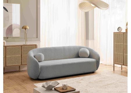 Roundi - Bouclé 3-Sitzer Sofa Luxus & Moderne Kollektion Geschwungenes Loveseat-Design