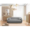 Roundi - Bouclé 3-Sitzer Sofa Luxus & Moderne Kollektion Geschwungenes Loveseat-Design