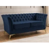 Whitby - Chesterfield Luxus 2-Sitzer Sofa aus Samt mit goldenen, silbernen oder schwarzen Füßen