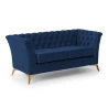 Whitby - Chesterfield Luxus 2-Sitzer Sofa aus Samt mit goldenen, silbernen oder schwarzen Füßen