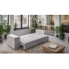 Vivian - Big Sofa mit Schlaffunktion, Boxspringfederung, Lounge Sofa mit vielen losen Kissen