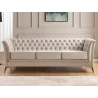 Whitby - Chesterfield Luxus 3-Sitzer Sofa aus Samt mit goldenen, silbernen oder schwarzen Füßen