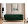 Whitby - Chesterfield Luxus 3-Sitzer Sofa aus Samt mit goldenen, silbernen oder schwarzen Füßen