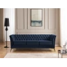 Whitby - Chesterfield Luxus 3-Sitzer Sofa aus Samt mit goldenen, silbernen oder schwarzen Füßen