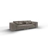 Vivian - Big Sofa mit Schlaffunktion, Boxspringfederung, Lounge Sofa mit vielen losen Kissen