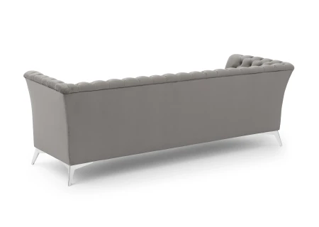 Whitby - Chesterfield Luxus 3-Sitzer Sofa aus Samt mit goldenen, silbernen oder schwarzen Füßen