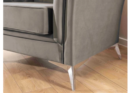 Whitby - Chesterfield Luxus 3-Sitzer Sofa aus Samt mit goldenen, silbernen oder schwarzen Füßen