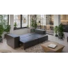 Calvin - Big Sofa mit Schlaffunktion, Boxspringfederung, Lounge Sofa mit vielen losen Kissen