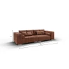 Calvin - Big Sofa mit Schlaffunktion, Boxspringfederung, Lounge Sofa mit vielen losen Kissen