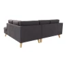Violet - Ecksofa mit Holzfüßen im skandinavischen Stil