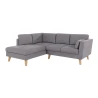 Violet - Ecksofa mit Holzfüßen im skandinavischen Stil