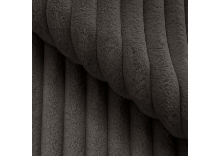 Mollis - Wohnlandschaft mit Schlaffunktion und Bettkasten aus Plüschcord mit schöner Sitzkomfort