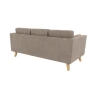 Violet - Sofa 3-Sitzer mit Holzfüßen im skandinavischen Stil