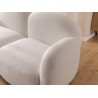 Nuvola - Modernes Ecksofa L-Form aus Bouclé-Stoff mit abgerundetem Design und hohem Sitzkomfort