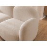 Nuvola - Modernes Ecksofa L-Form aus Bouclé-Stoff mit abgerundetem Design und hohem Sitzkomfort