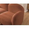 Nuvola - Modernes Ecksofa L-Form aus Bouclé-Stoff mit abgerundetem Design und hohem Sitzkomfort