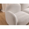 Nuvola - Modernes Ecksofa L-Form aus Bouclé-Stoff mit abgerundetem Design und hohem Sitzkomfort