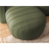 Nuvola - Modernes Ecksofa L-Form aus Bouclé-Stoff mit abgerundetem Design und hohem Sitzkomfort