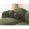 Nuvola - Modernes Ecksofa L-Form aus Bouclé-Stoff mit abgerundetem Design und hohem Sitzkomfort