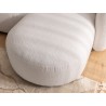 Nuvola - Modernes Ecksofa L-Form aus Bouclé-Stoff mit abgerundetem Design und hohem Sitzkomfort