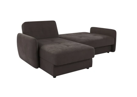 Elijah - Modernes Ecksofa mit Ottomane und Schlaffunktion