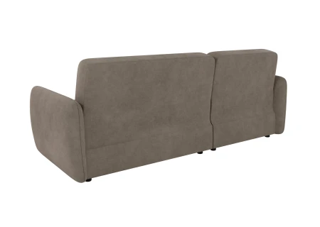 Elijah - Modernes Ecksofa mit Ottomane und Schlaffunktion