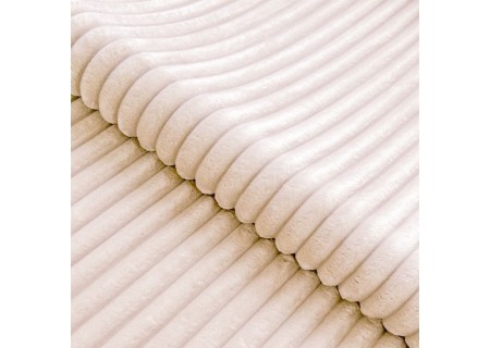 Bonnie - Ecksofa mit Schlaffunktion und Bettkasten aus Cord-Stoff mit verstellbaren Kopfstützen und Armlehne