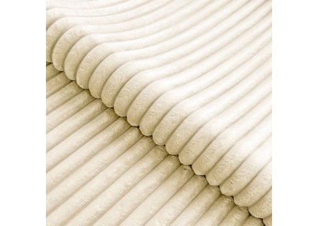 Bonnie - Ecksofa mit Schlaffunktion und Bettkasten aus Cord-Stoff mit verstellbaren Kopfstützen und Armlehne